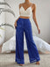 1970s Sequin Loose Flowy Wide-Leg Pants - vintage fashion, retro style