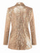 1970s Sequined Lapel Long Sleeve Jacket - vintage fashion, retro style