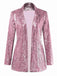 1970s Sequined Lapel Long Sleeve Jacket - vintage fashion, retro style