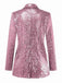 1970s Sequined Lapel Long Sleeve Jacket - vintage fashion, retro style