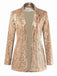 1970s Sequined Lapel Long Sleeve Jacket - vintage fashion, retro style