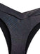 1970s Snakeskin Metallic Tie-Front Bikini Set - vintage fashion, retro style