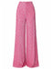 1970s Solid Sequined Disco Wide Leg Pants - vintage fashion, retro style