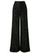 1970s Solid Sequined Disco Wide Leg Pants - vintage fashion, retro style