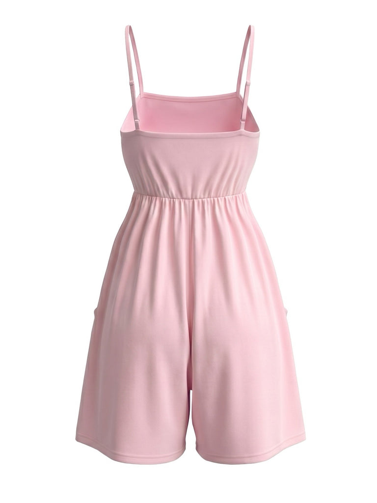 1970s Square Neck Vintage Classic Jumpsuit 2