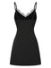 This 1970s Spaghetti Strap Bow Lace Patchwork Nightgown wraps her in 1970s elegance, one twirl at a time