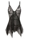 She slips into 1970s Spaghetti Strap Lace Sheer Sleepwear and channels 1970s screen sirens