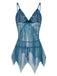 1970s Spaghetti Strap Lace Sheer Sleepwear — 1970s intimates that whisper secrets only she knows