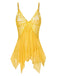 1970s Spaghetti Strap Lace Sheer Sleepwear: 1970s allure for the woman who knows her power