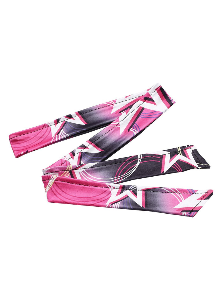 1970s Stars Disco Hippie Style Dress With Scarf: where 1970s romance meets her modern spirit