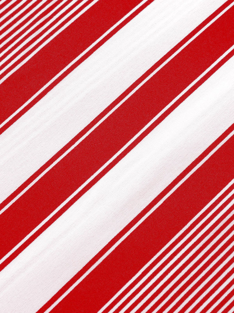 1970s V-Neck Contrast Stripes Jumpsuit — 1970s style that transcends decades