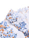 1970s V-Neck Ditsy Floral Wrinkle Dress — the kind of 1970s dress that makes strangers smile