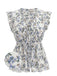 Blue 1950s Vintage Retro Blouse