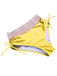1970s V-Neck Patchwork High-Waist Bikini: 1970s Riviera elegance, reimagined for her