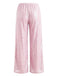 Pink sequin pants on a white background