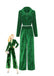 2PCS Green 1980s Solid Pleated Flannelette Blazer & Wide-Leg Pants - vintage fashion, retro style