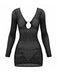 1980s Crochet Knit Cutout Ring Long Sleeve Cover-Up - vintage fashion, retro style