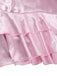 Peach Pink 1980s Solid Ribbon Tie Surplice Satin Dress - vintage dress, retro fashion