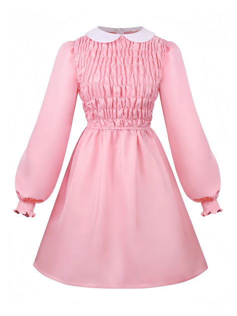 Adults Stranger Things Eleven Pink Dress Classic Costume