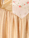 Apricot 1980s Amidala Cosplay Costume Dress, vintage dress, retro fashion - perfect for women who love vintage and retro fashion