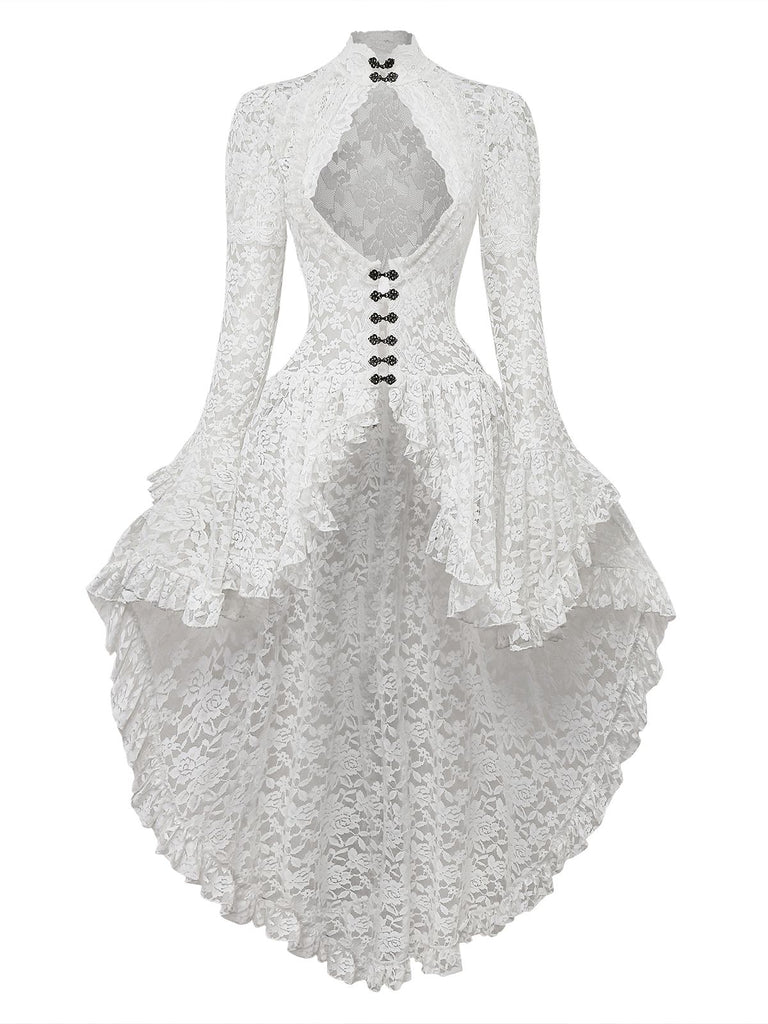 Retro Stage Victorian Lace Bell Sleeve Dress Renaissance Festival Dress Retro Stage Victorian Lace Bell Sleeve Dress Renaissance Festival Dress