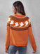 1980s Halloween Boo Polka Dot Knitted Sweater - vintage fashion, retro style