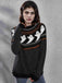 1980s Halloween Boo Polka Dot Knitted Sweater - vintage fashion, retro style