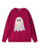 1980s Halloween Ghost Pumpkin Vintage Sweatshirt - vintage fashion, retro style