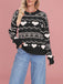 1980s Heart Pattern Valentine's Sweater - vintage fashion, retro style