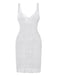 1980s Hollow U-Neck Side Slit Cover-Up | vintage fashion, retro style, classic elegance - perfect for retro fashion enthusiasts