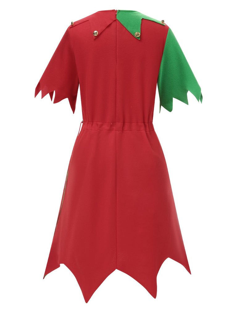 short elf dress Holiday Elf Costume for Women | Holiday Costumes | Adult | Womens | XS | Green/Red