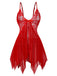 1980s Lace Satin Ribbon Babydoll Lingerie Set - vintage fashion, retro style