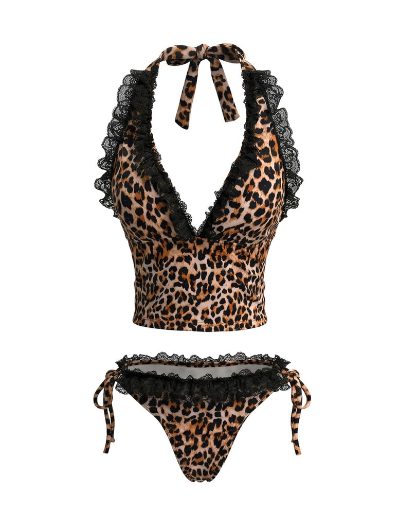 PAT 1980s Halter Swimsuit