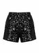 1980s Metallic Sequined Disco Shorts - vintage fashion, retro style