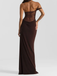 1980s Off-Shoulder Lace Bodice Maxi Dress - vintage dress, retro fashion