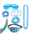 1980s Retro Costume Colorful Accessory Set - vintage fashion, retro style