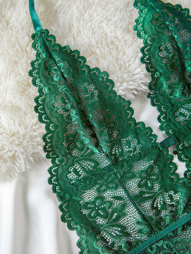 1980s Halter Lace Lingerie with Leopard Print Skirt - vintage skirt, retro style