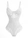 1980s Slip Floral Lace Bodysuit Lingerie: beautiful vintage lingerie, retro nightgown, elegant sleepwear with timeless appeal