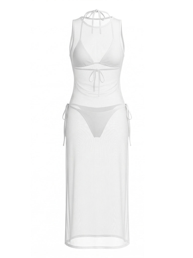 Elegant 1980s Vintage Classic Swimsuit 4
