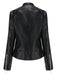 This 1980s Solid Lapel Leather Jacket is her armor of 1980s elegance
