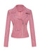 1980s Solid Lapel Suede Leather Jacket - vintage fashion, retro style