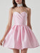 1980s Solid Rhinestone Straps Puffy Dress: where 1980s romance meets her modern spirit