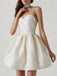 She slips into this 1980s Solid Rhinestone Straps Puffy Dress and suddenly it's a 1980s daydream