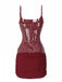 1980s Solid Sequined Patchwork Mini Dress - vintage dress, retro fashion