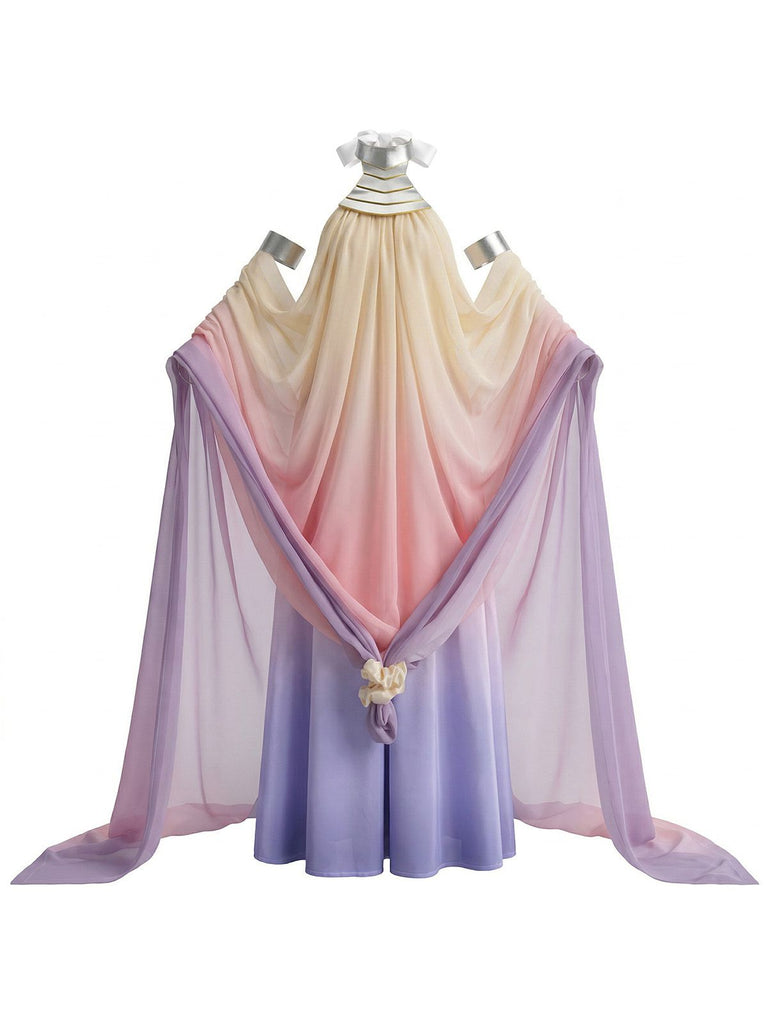 1980s Star Wars Amidala Ombre Gradient Dress, vintage dress, retro fashion - vintage inspired fashion
