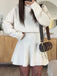 1980s Turtleneck Solid Long Sleeve Sweater Dress - vintage dress, retro fashion