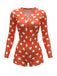 1980s V-Neck Heart Slip Print Romper Pajama - vintage jumpsuit, retro fashion