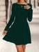 1980s Velvet Rhinestone Fit Party Dress - vintage dress, retro fashion