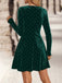 1980s Velvet Rhinestone Fit Party Dress - vintage dress, retro fashion