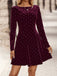 1980s Velvet Rhinestone Fit Party Dress - vintage dress, retro fashion